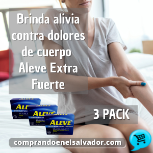 ALEVE 220 MG TABLETAS RECUBIERTAS - Tripack de 3 cajas | 36 TABLETAS EN TOTAL