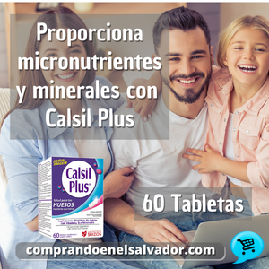 CALSIL PLUS TABLETAS RECUBIERTAS - 60 Tabletas para tu salud ósea
