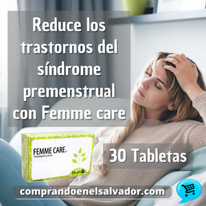 FEMME CARE 30 Tabletas - Apoyo diario para el bienestar femenino