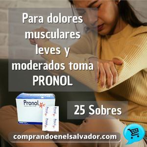 PRONOL 550mg - 25 Sobres de 4 Tabletas para su Bienestar