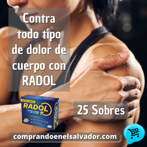 RADOL EXTRA FUERTE 220 MG TABLETAS RECUBIERTAS - 25 Sobres