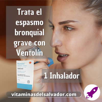 Ventolin Inhalador 100 mcg Aerosol - 200 Dosis